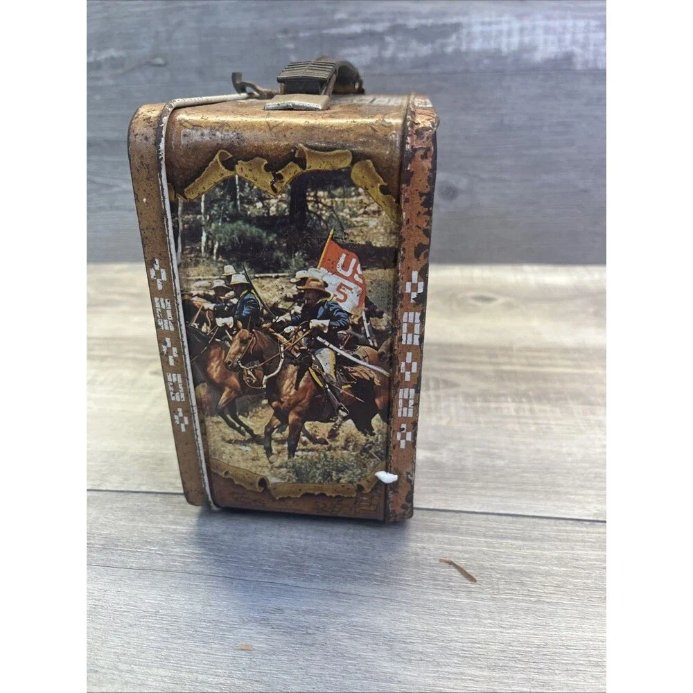 Vintage Lunch box How The West Was Won Hit Tv Show Aladdin Metal 1978